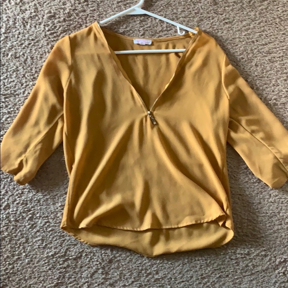 Mustard Yellow Shirt